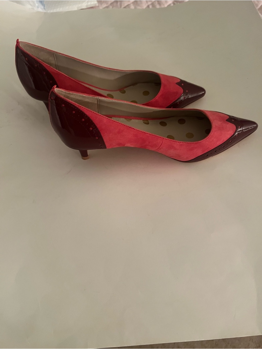 Boden Rosamund Size 9.5 Two-Tone Heels - Picture 3 of 9